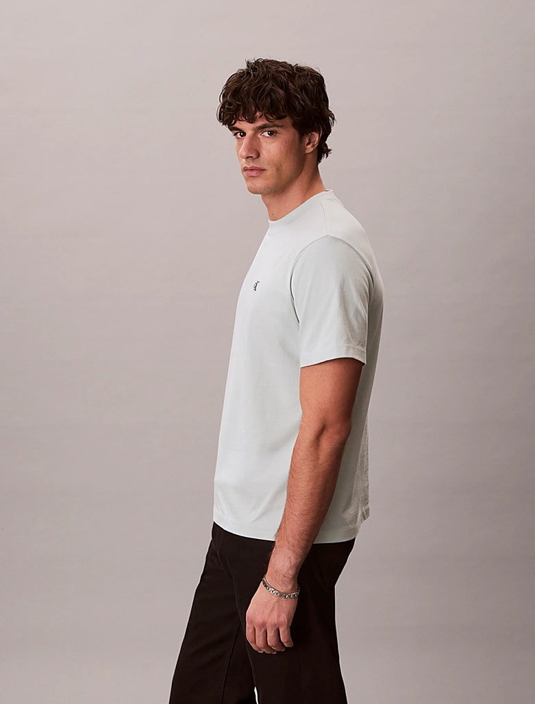 T-shirt con monogramma vestibilità rilassata Calvin Klein