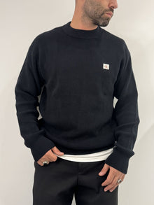 Maglione Calvin Klein Black a costine