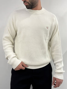 Maglione Calvin Klein Black a costine