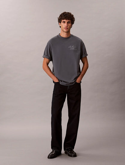 T-shirt con logo taglio relaxed Calvin Klein