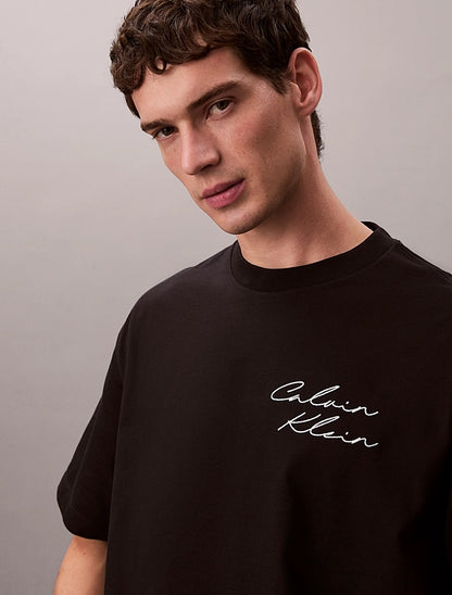 T-shirt con logo taglio relaxed Calvin Klein