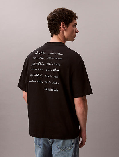 T-shirt con logo taglio relaxed Calvin Klein