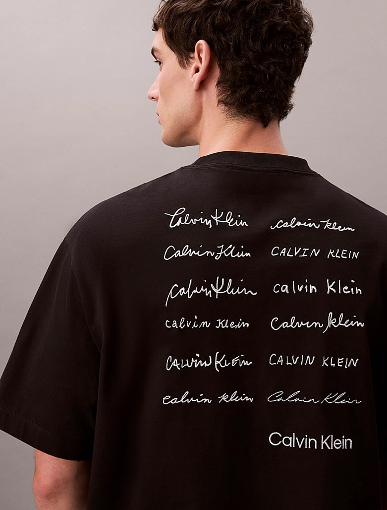 T-shirt con logo taglio relaxed Calvin Klein
