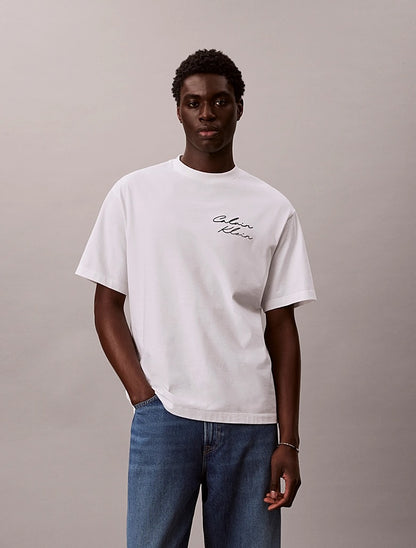 T-shirt con logo taglio relaxed