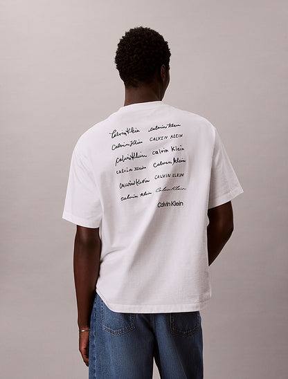 T-shirt con logo taglio relaxed