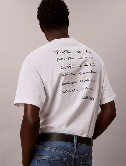 T-shirt con logo taglio relaxed