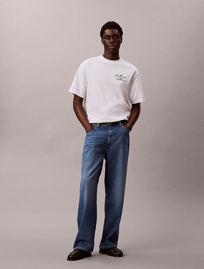 T-shirt con logo taglio relaxed