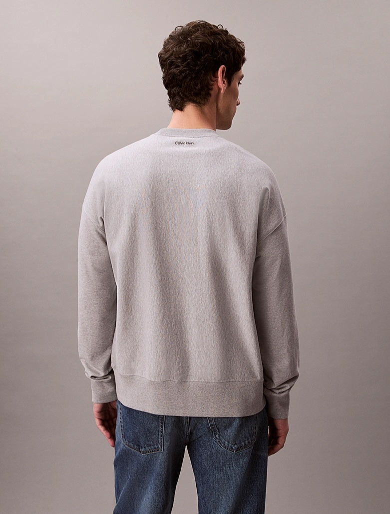 Felpa con taglio relaxed e logo Terry