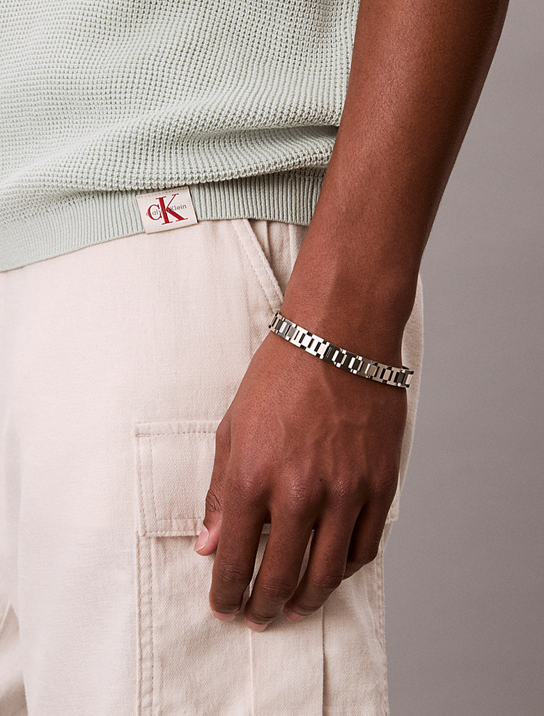 Polo in cotone a maglia a nido d'ape Calvin Klein