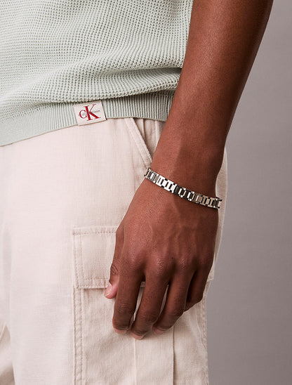Polo in cotone a maglia a nido d'ape Calvin Klein