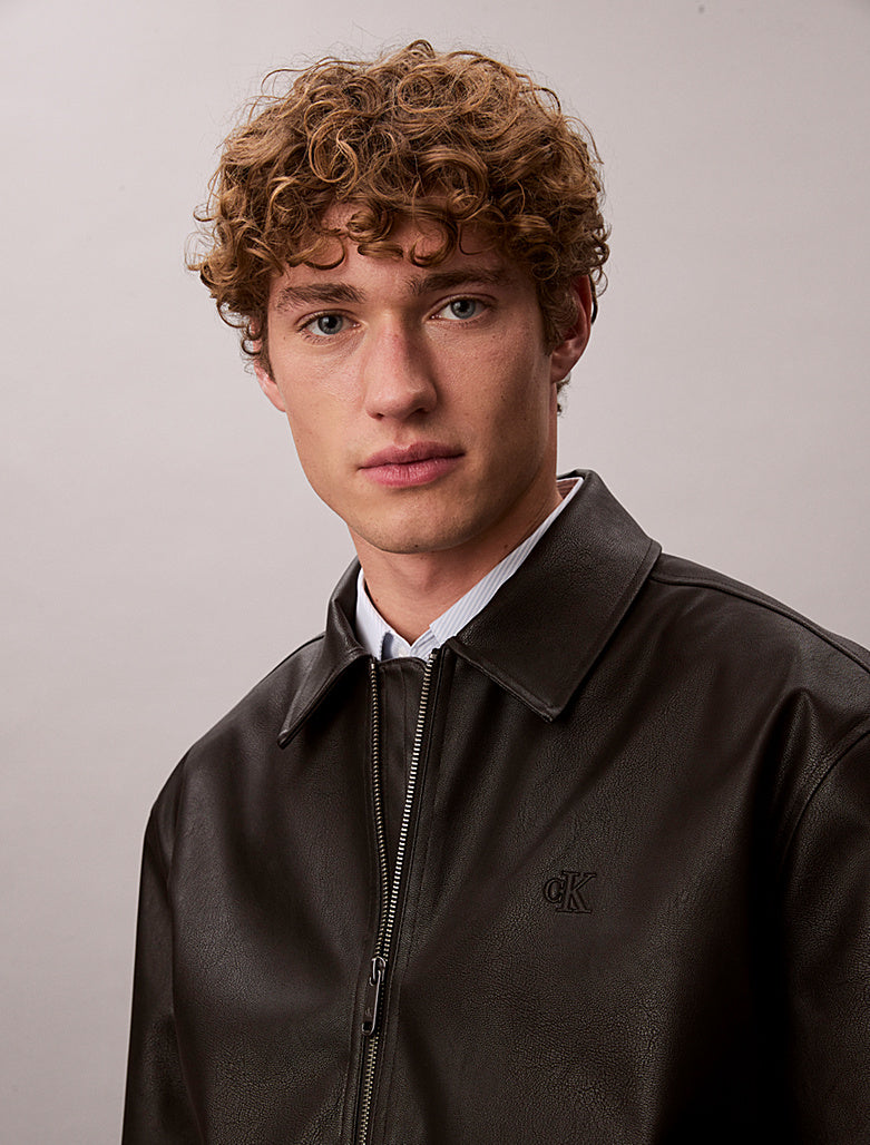 Giubbotto bomber in ecopelle Calvin Klein