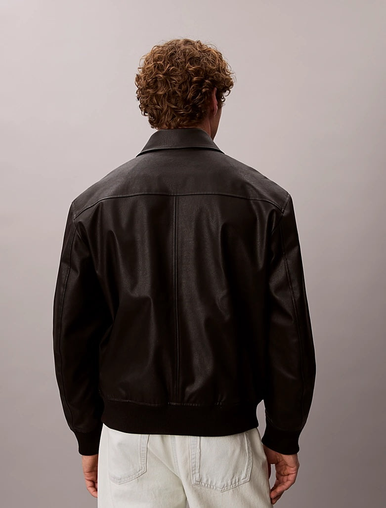 Giubbotto bomber in ecopelle Calvin Klein