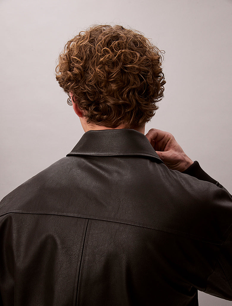 Giubbotto bomber in ecopelle Calvin Klein