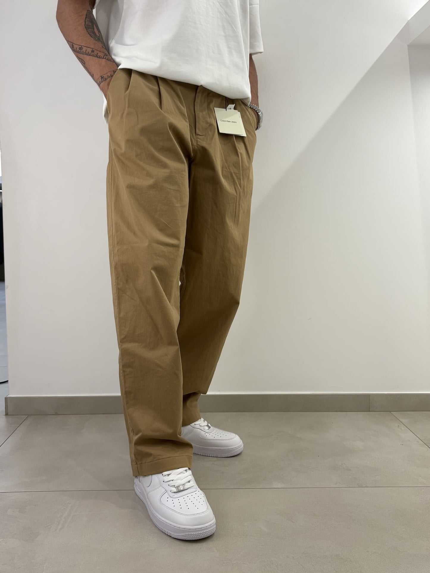 Pantalone Calvin Klein con pence