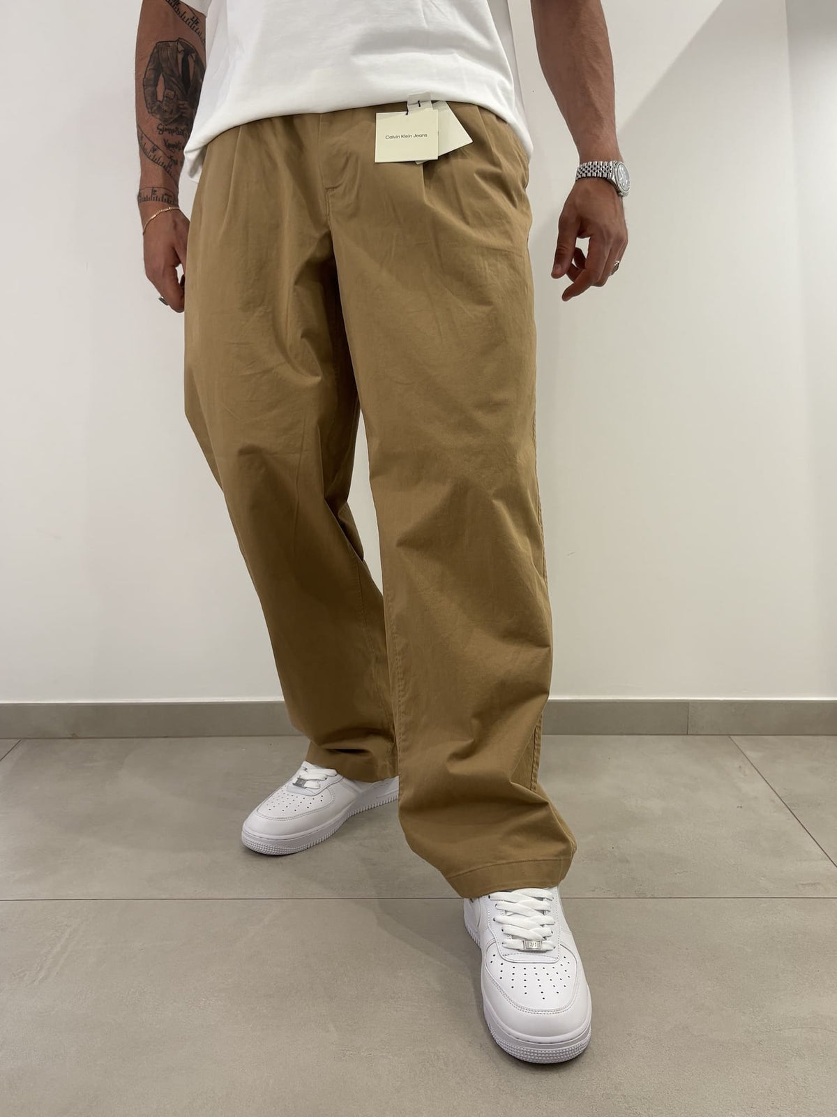Pantalone Calvin Klein con pence