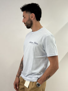 T-shirt con logo ricamato Calvin Klein