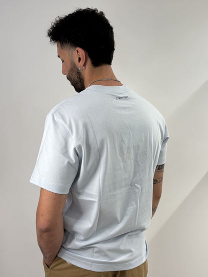 T-shirt con logo ricamato Calvin Klein