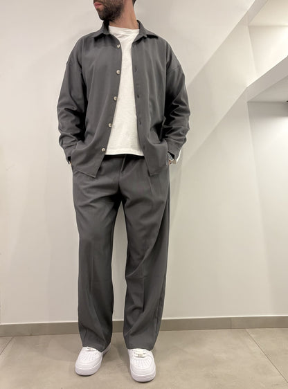 Coordinato baggy grigio