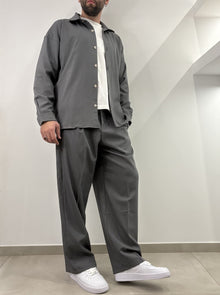 Coordinato baggy grigio