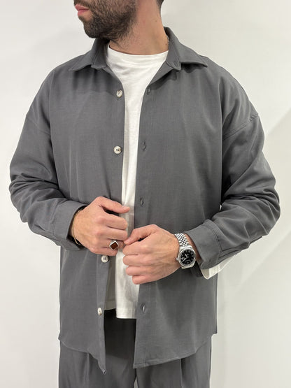 Coordinato baggy grigio