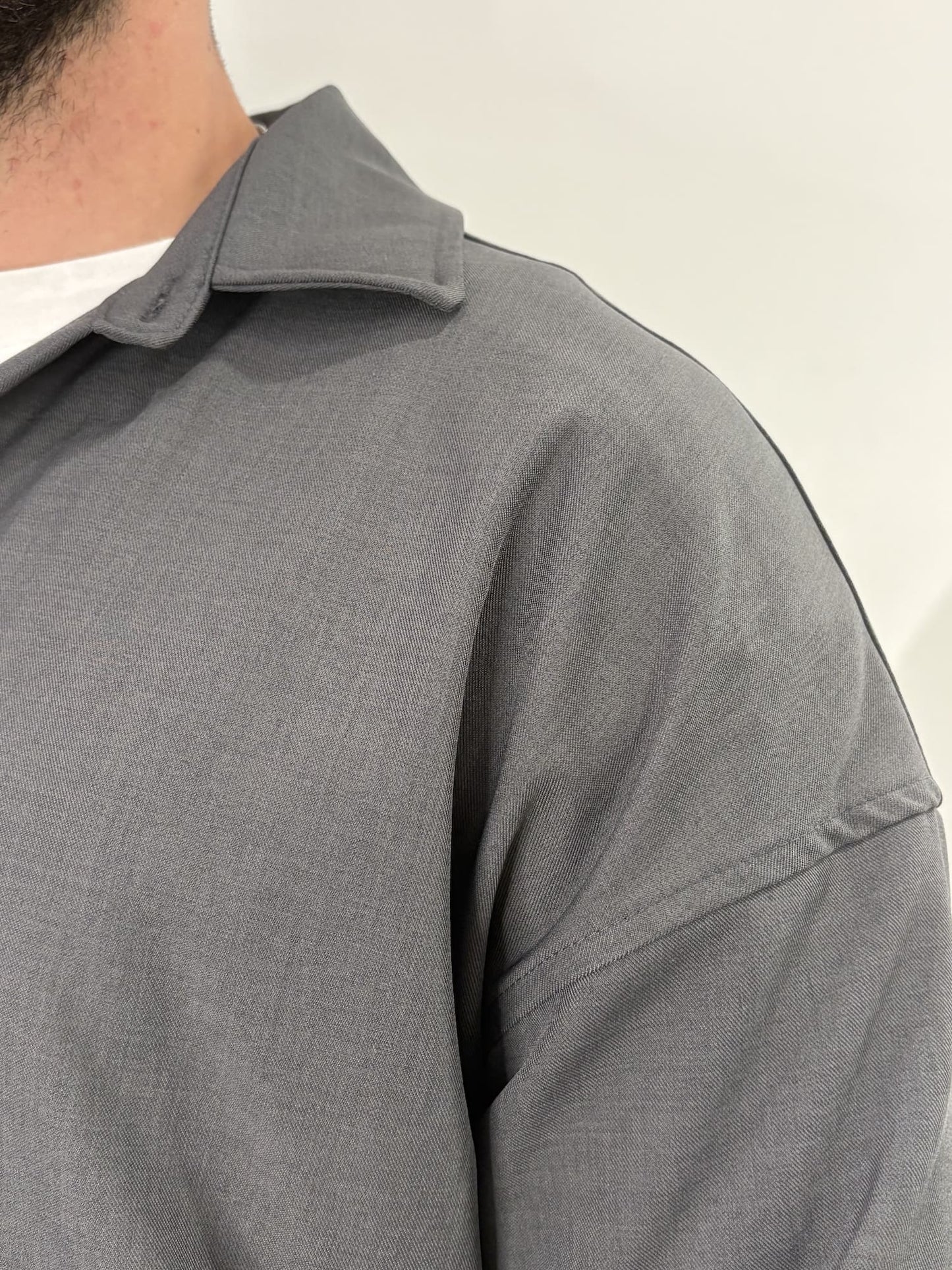 Coordinato baggy grigio