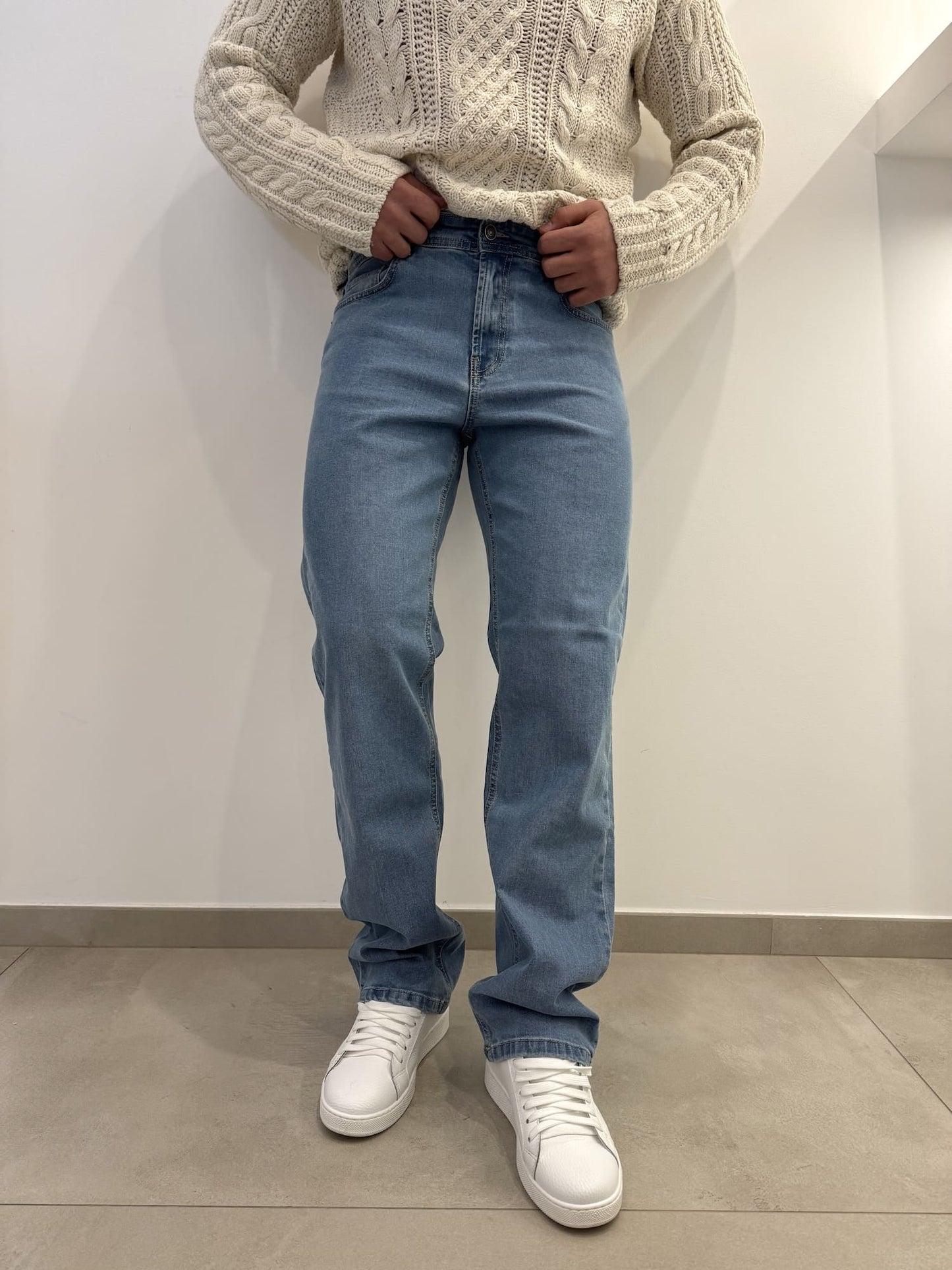 Jeans baggy chiaro