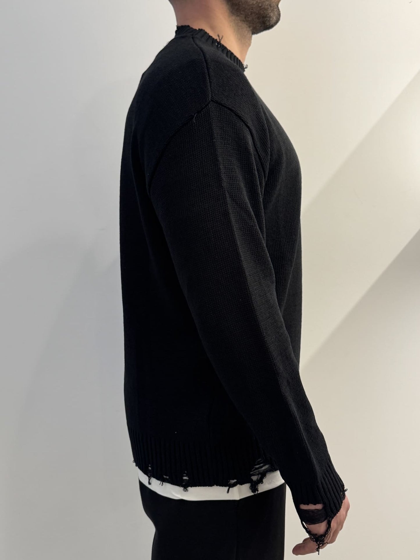Maglia con strappi