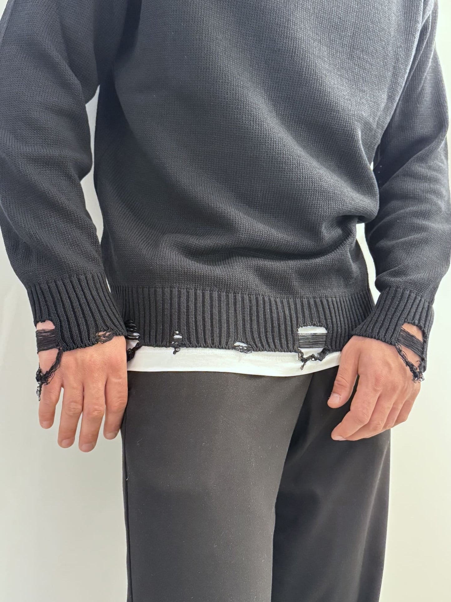 Maglia con strappi