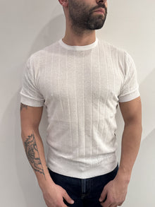 T-shirt in filo a coste