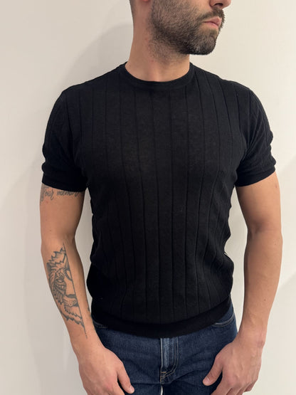 T-shirt in filo a coste