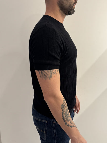 T-shirt in filo a coste