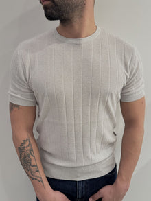 T-shirt in filo a coste