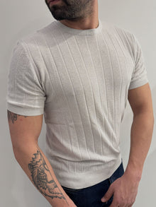 T-shirt in filo a coste