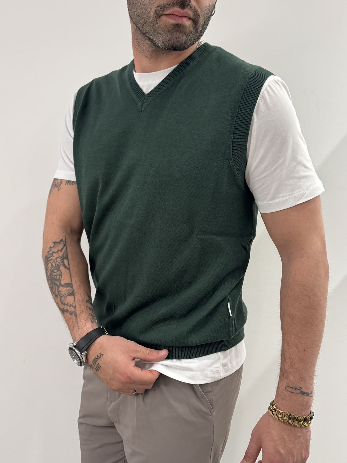 Gilet Hamaki-Ho con scollo a V