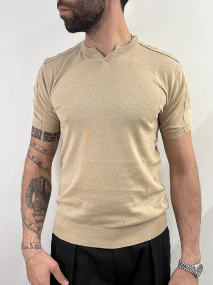 Serafino Hamaki-Ho in misto lino beige