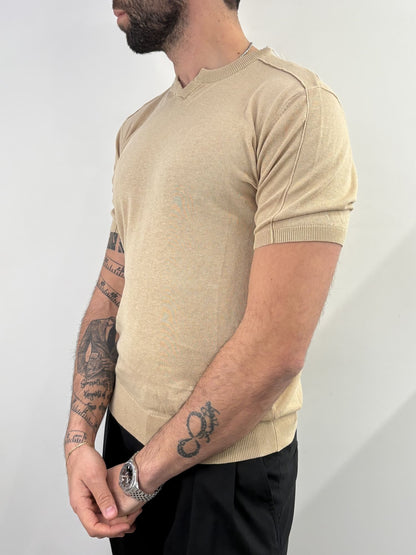Serafino Hamaki-Ho in misto lino beige