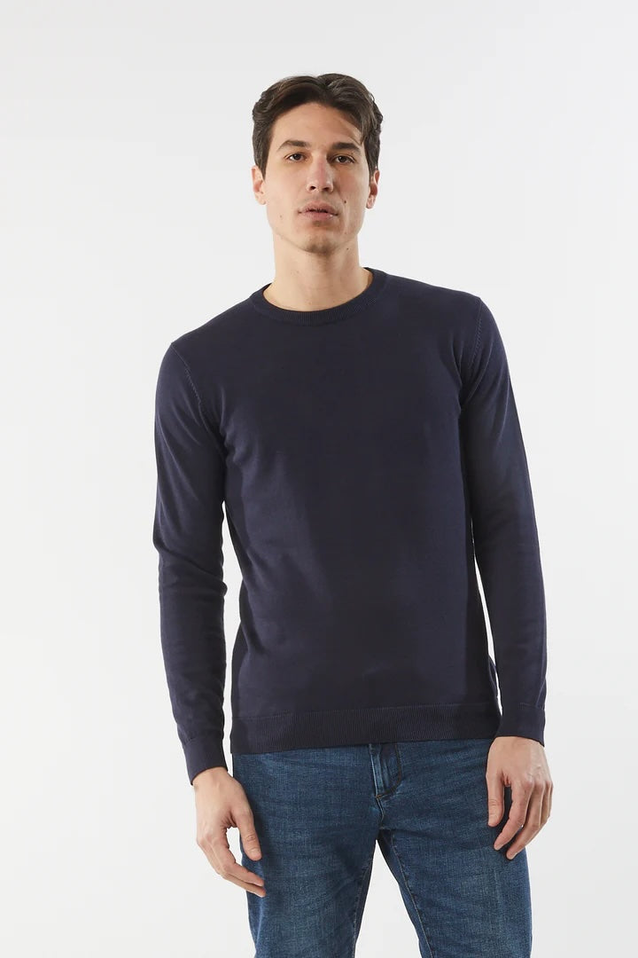 Pullover in cotone basic