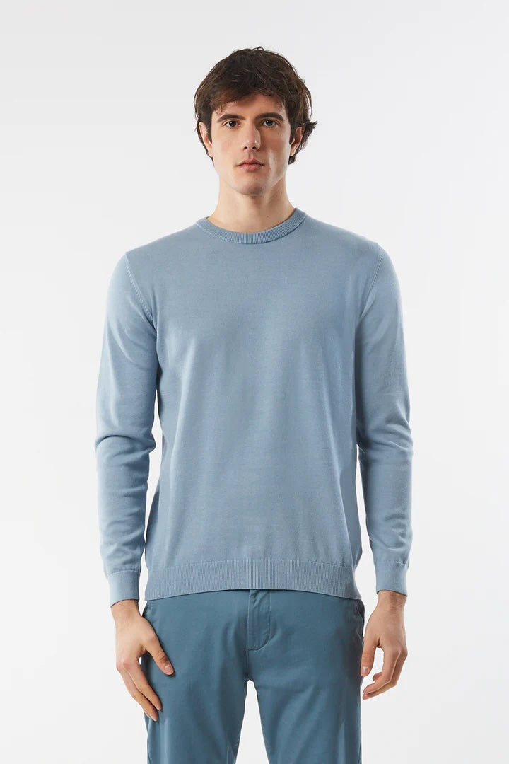 Pullover in cotone basic