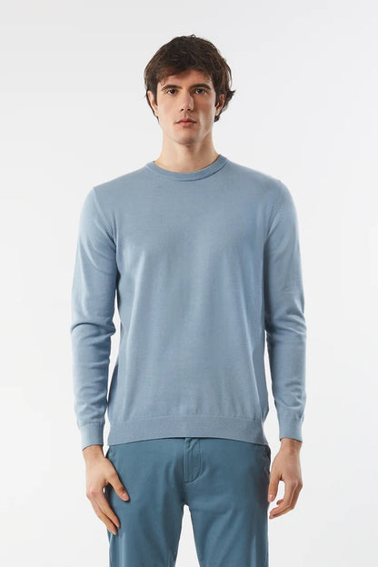 Pullover in cotone basic