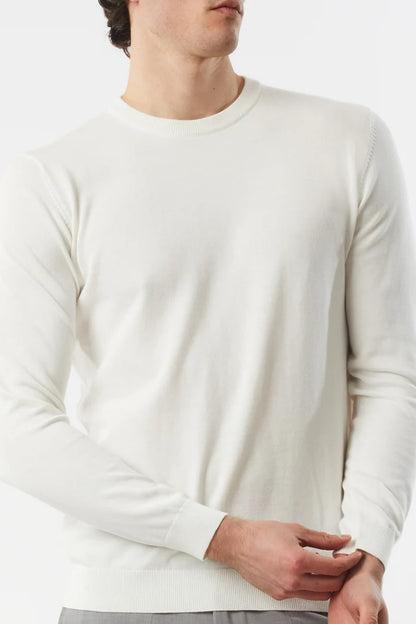 Pullover in cotone basic