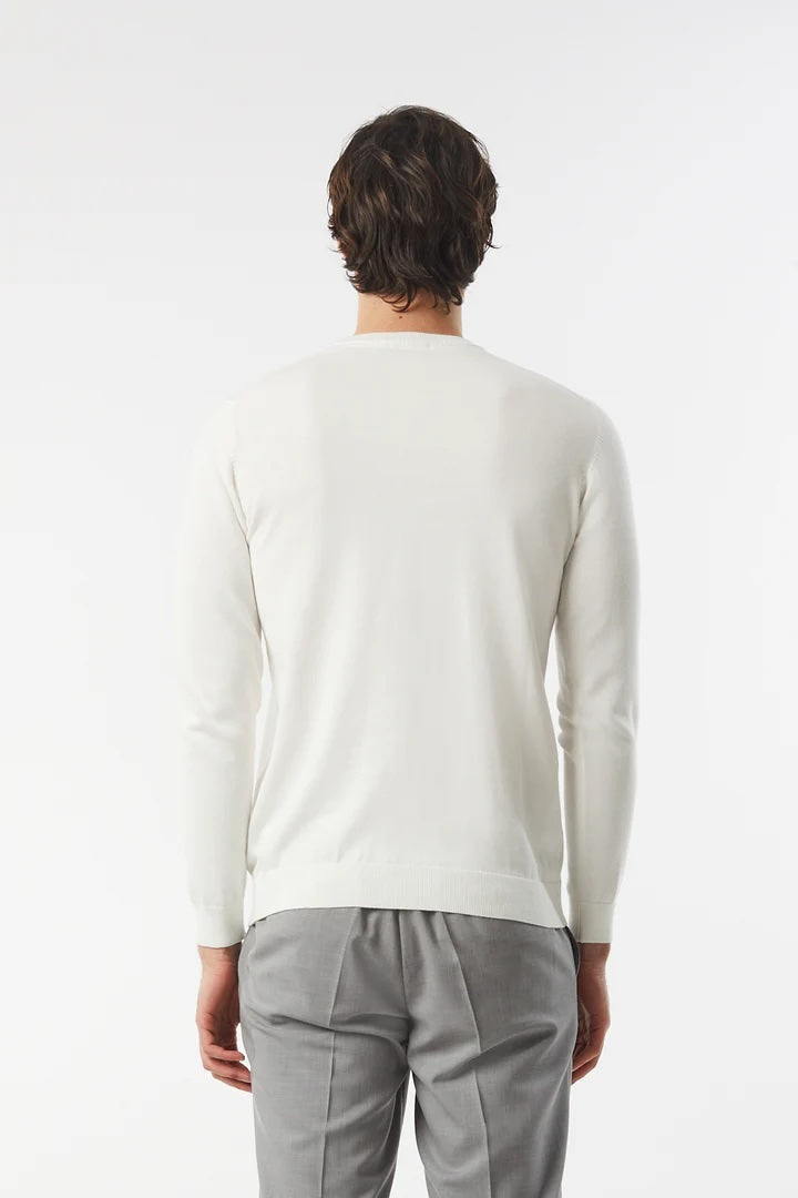 Pullover in cotone basic