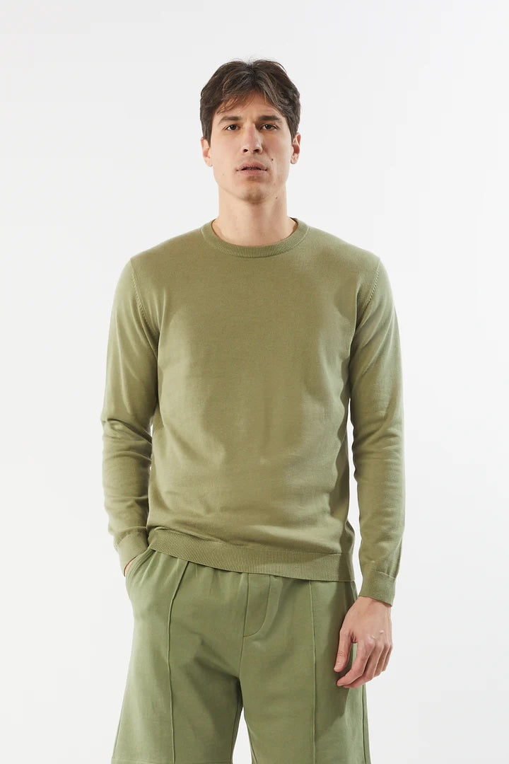 Pullover in cotone basic