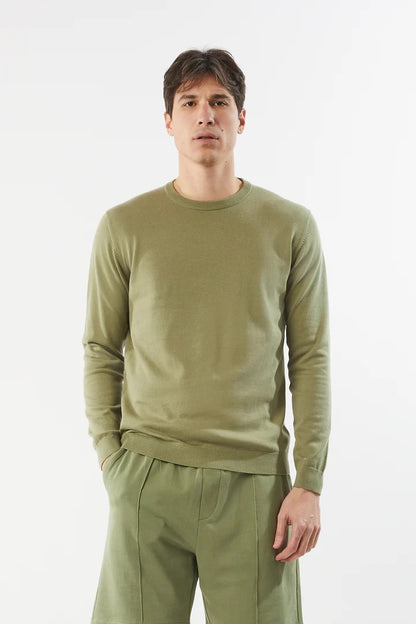 Pullover in cotone basic