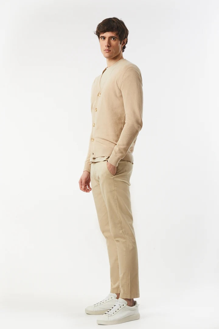 Cardigan in cotone basic