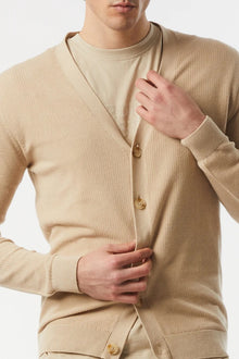 Cardigan in cotone basic