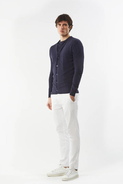 Cardigan in cotone basic