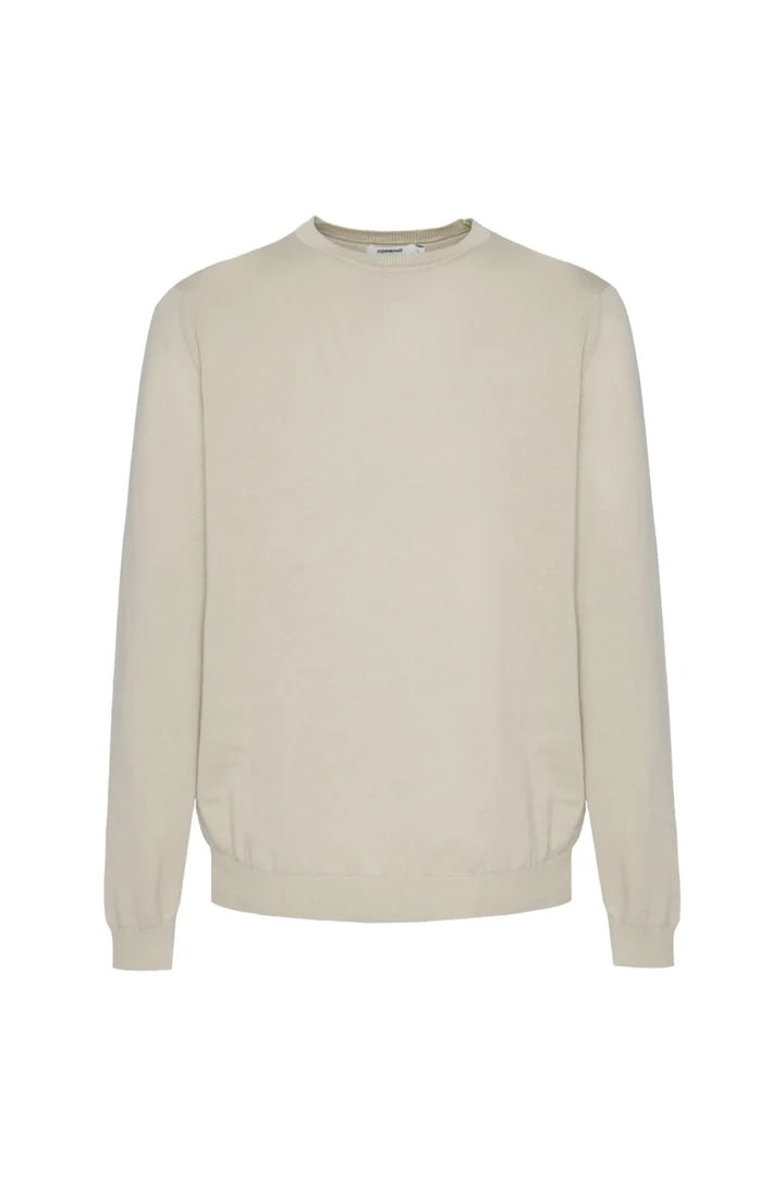 Pullover in cotone basic Sorbino perla