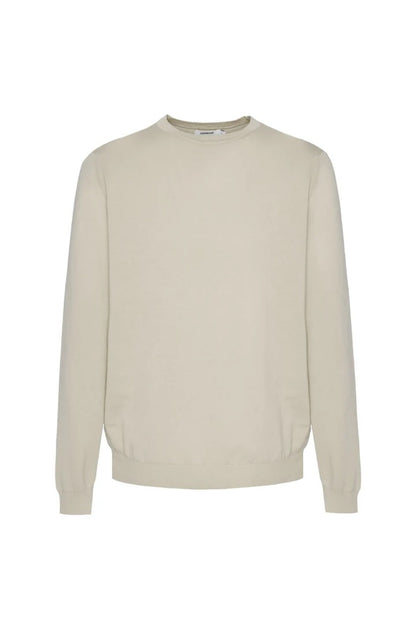 Pullover in cotone basic Sorbino perla