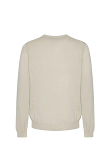 Pullover in cotone basic Sorbino perla