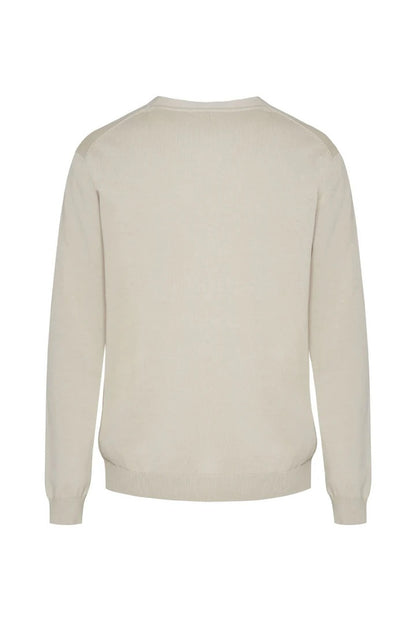 Cardigan in cotone basic Sorbino beige